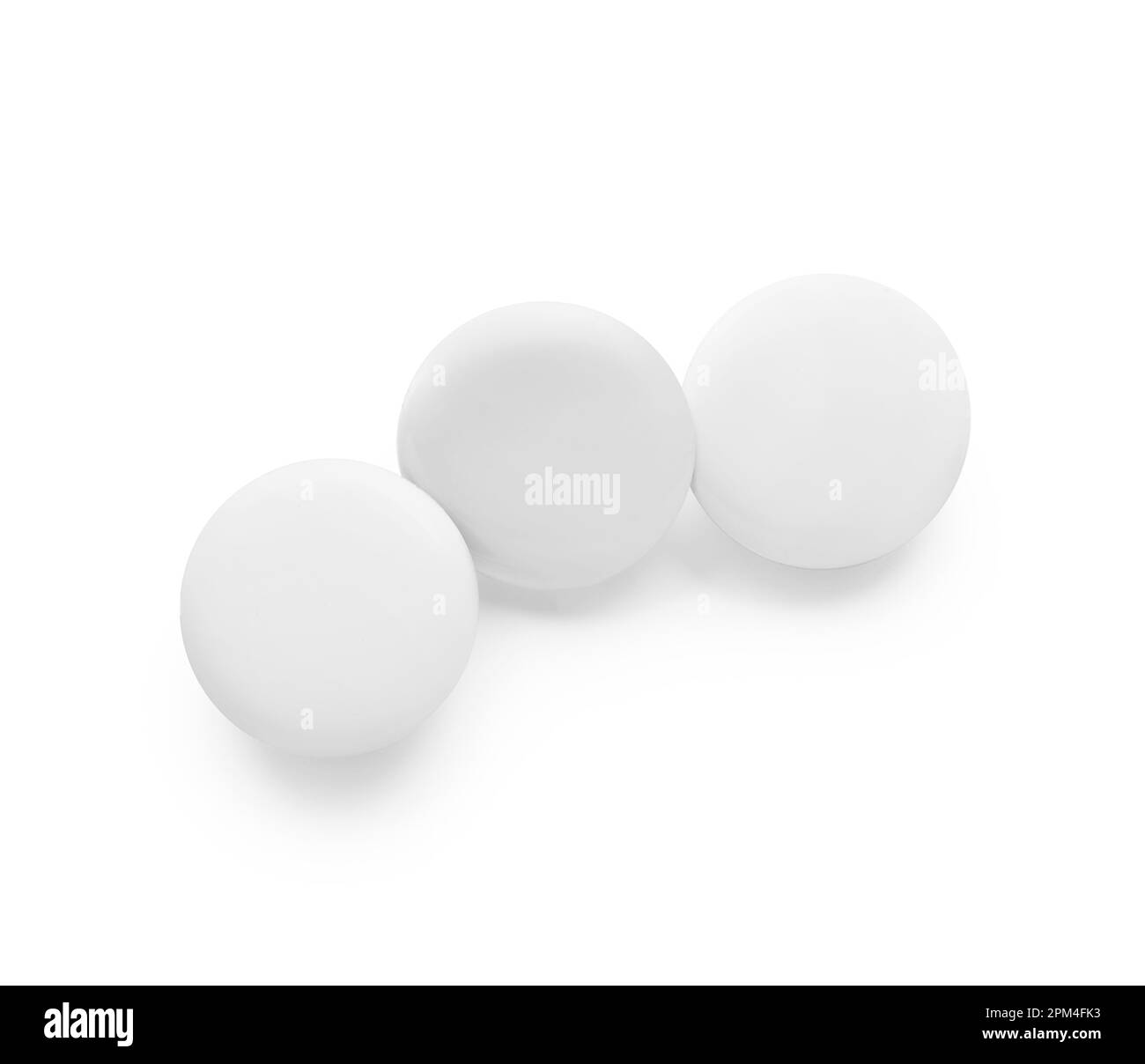 Blank badges isolated on white background Stock Photo - Alamy