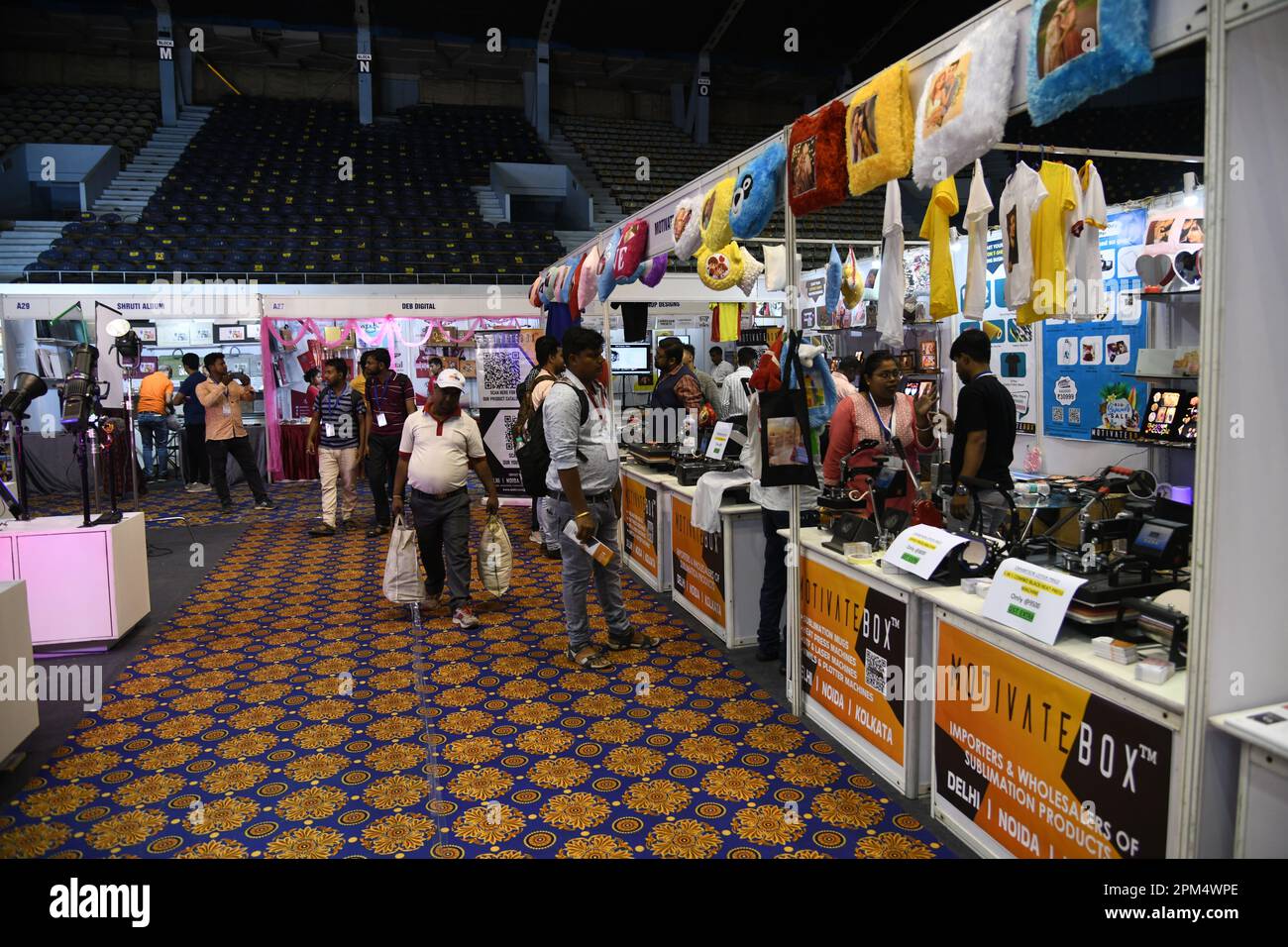 Kolkata, India. 11th Apr, 2023. Phototech India 2023 - a photo &  videography trade show on the first day of three days duration that  organized by a private agency. (Photo by Biswarup