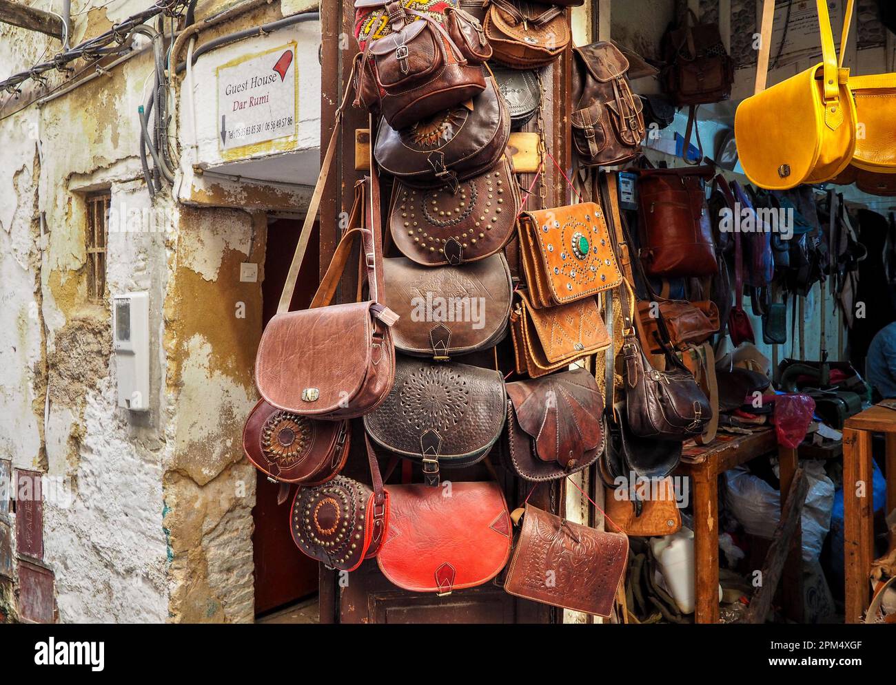 Sharif Museum Moroccan Jute Woven & Leather Lion Knocker Messenger Bag 