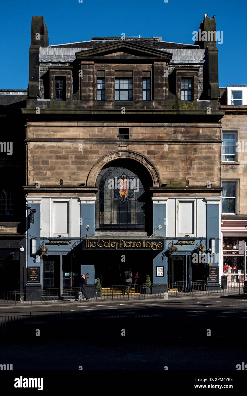 Exterior view of The Caley Picture House, formerly a cinema and concert venue now a JD Wetherspoons on Lothian Road, Edinburgh, Scotland, UK. Stock Photo