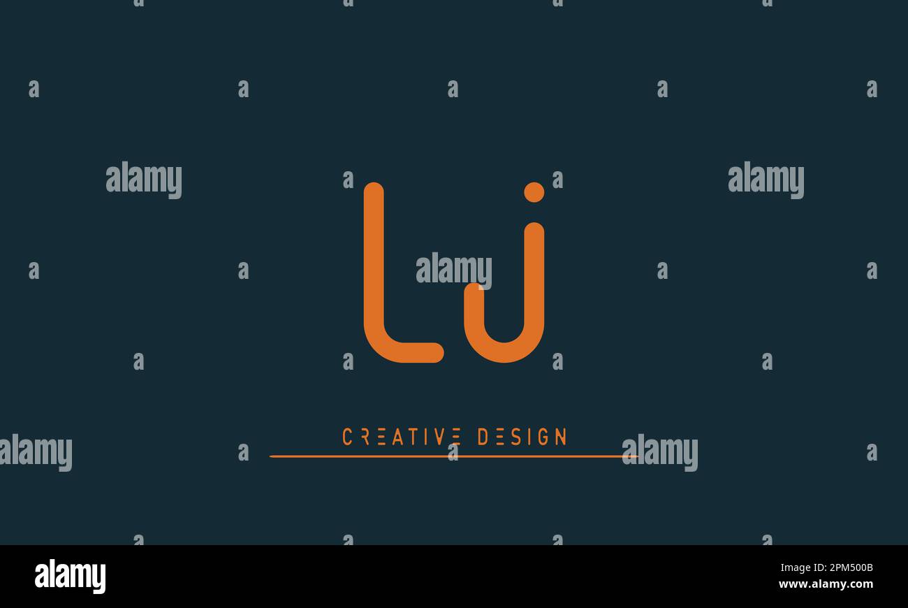 Lj Lettering Alphabet letters Initials Monogram logo LJ , JL Stock Vector Image ...