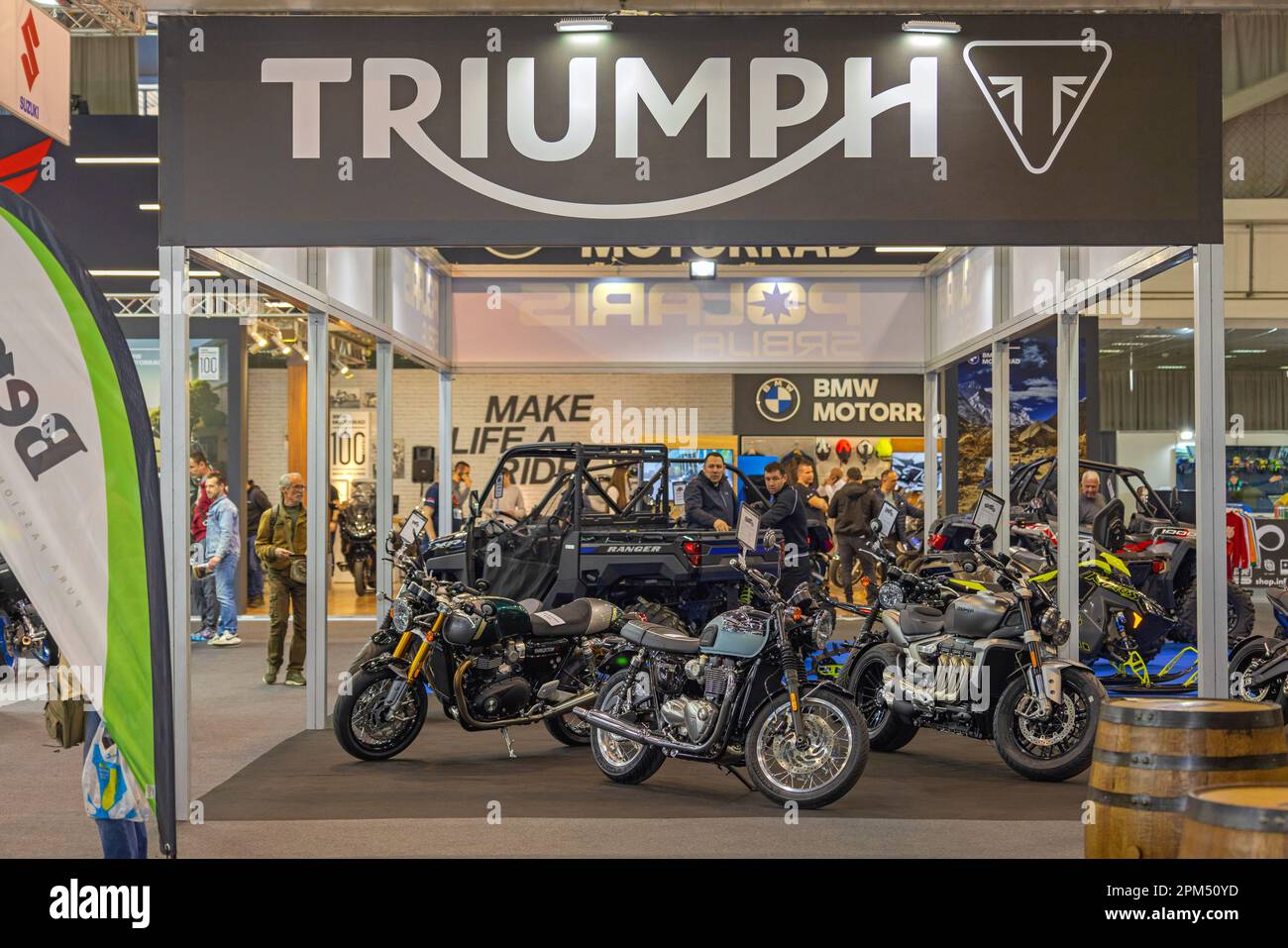 Belgrade, Serbia March 22, 2023 British Motorcycles Manufacturer