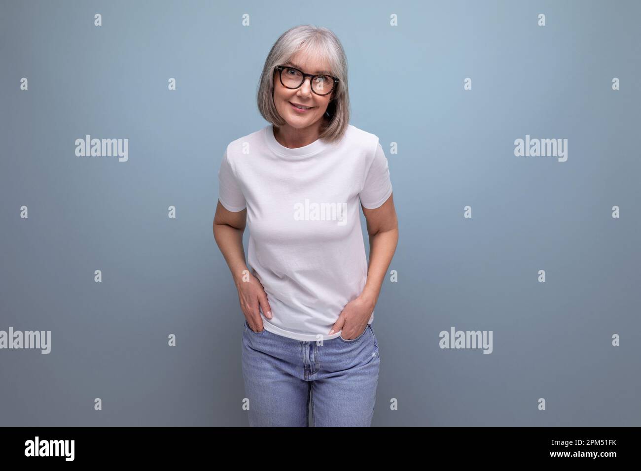 Woman in grey tank top hi-res stock photography and images - Alamy