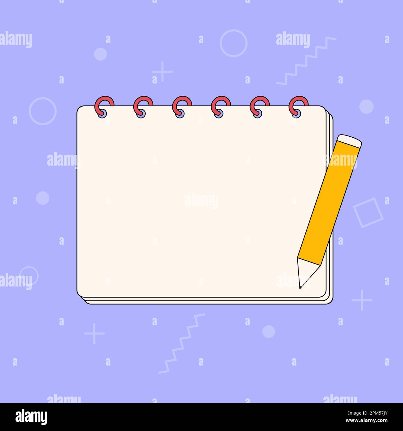 Colored paper sculpture background and spring memo notes illustration ...