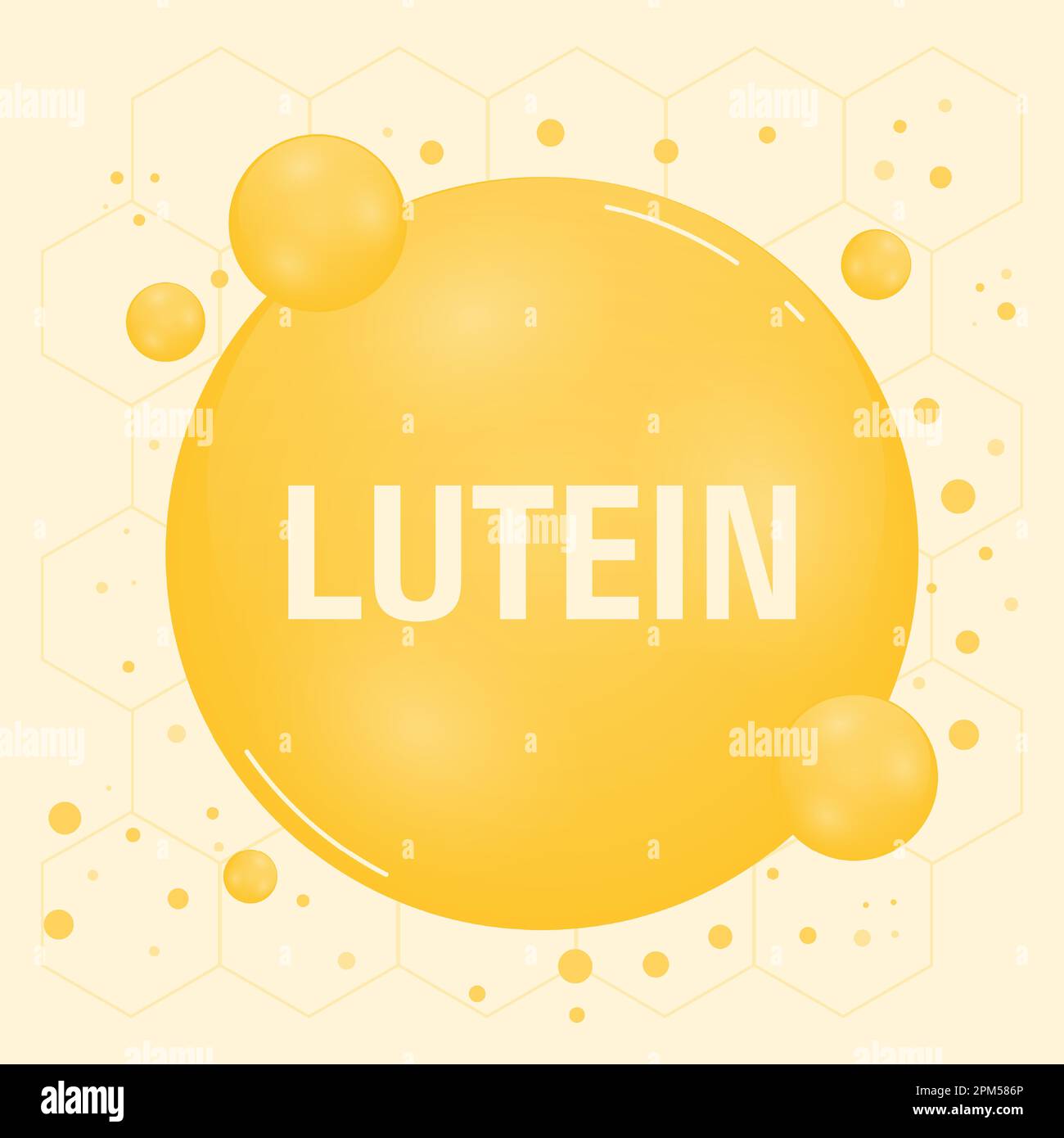 Lutein. Food for good vision and healthy eyes. Selection of products to