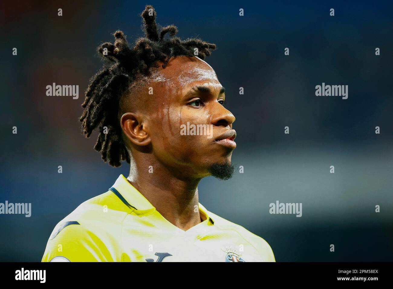 Samuel Chukwueze of Villarreal CF during the La Liga match between Real