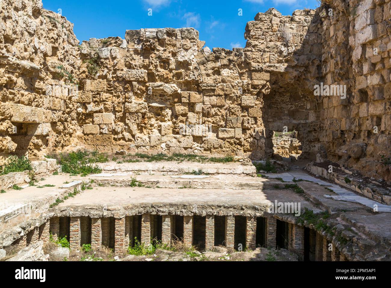 Ruins of the ancient Iron Age citykingdom of Salamis near Agios Sergios, Cyprus Stock Photo Alamy