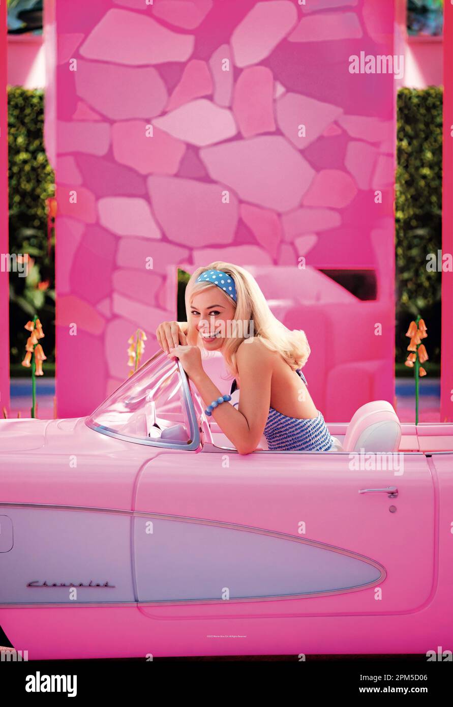 RELEASE DATE: July 21, 2023 TITLE: Barbie STUDIO: Warner Bros. DIRECTOR: Greta Gerwig PLOT: To live in Barbie Land is to be a perfect being in a perfect place. Unless you have a full-on existential crisis. Or you're a Ken. STARRING: MARGOT ROBBIE as Barbie (Credit Image: © Warner Bros/Entertainment Pictures/ZUMAPRESS.com) EDITORIAL USAGE ONLY! Not for Commercial USAGE! Stock Photo