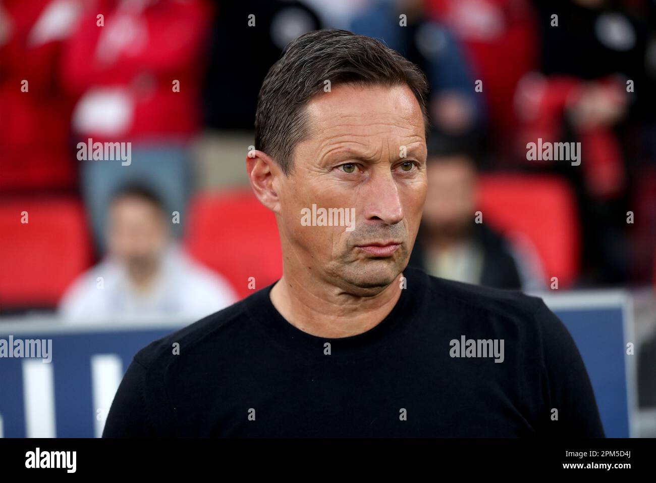 Morato of Benfica heads the ball during the UEFA Champions League,  Quarter-finals, 1st leg football match between SL Benfica and FC  Internazionale on April 11, 2023 at Estadio do Sport Lisboa e