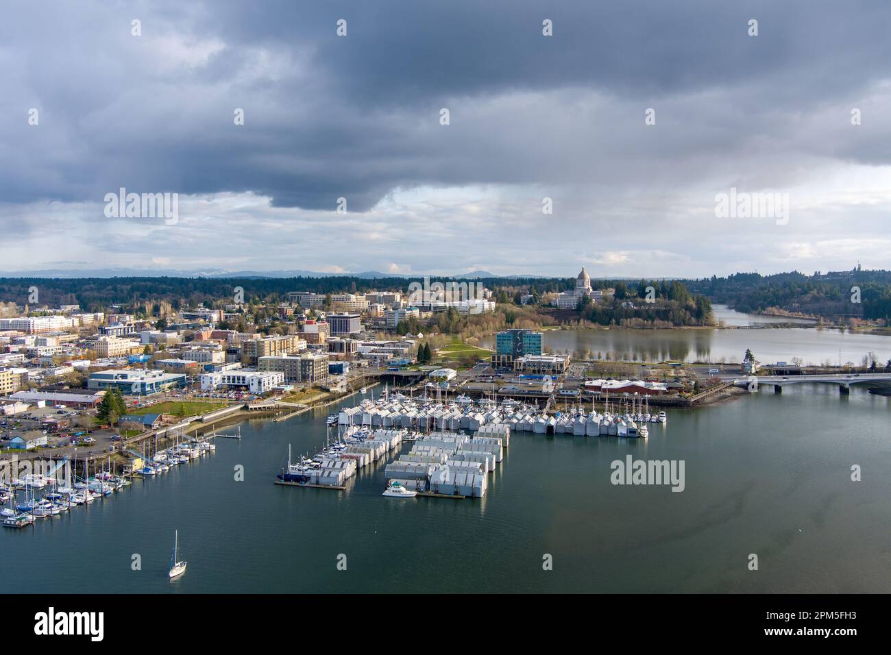 The Olympia, Washington waterfront in March of 2023 Stock Photo Alamy