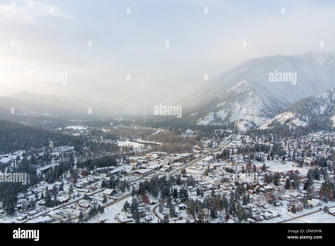 Washington state river aerial hi-res stock photography and images - Alamy