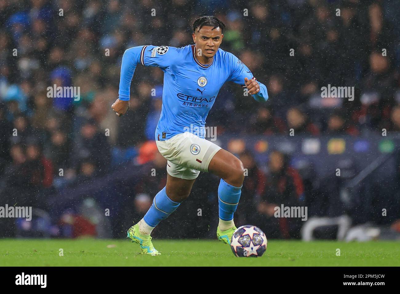 Manuel Akanji #25 of Manchester City during the Premier League