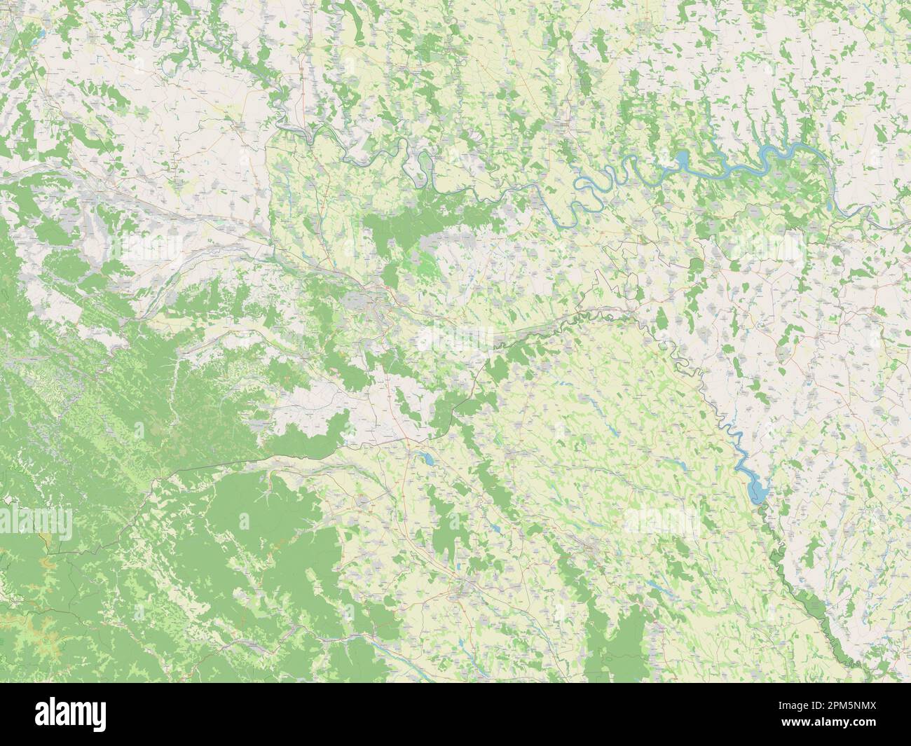 Chernivtsi, region of Ukraine. Open Street Map Stock Photo - Alamy