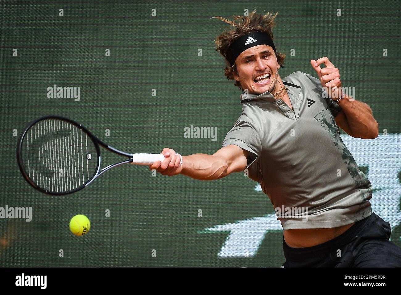 Alexander ZVEREV of Germany during the Rolex Monte-Carlo, ATP Masters 1000  tennis event on April