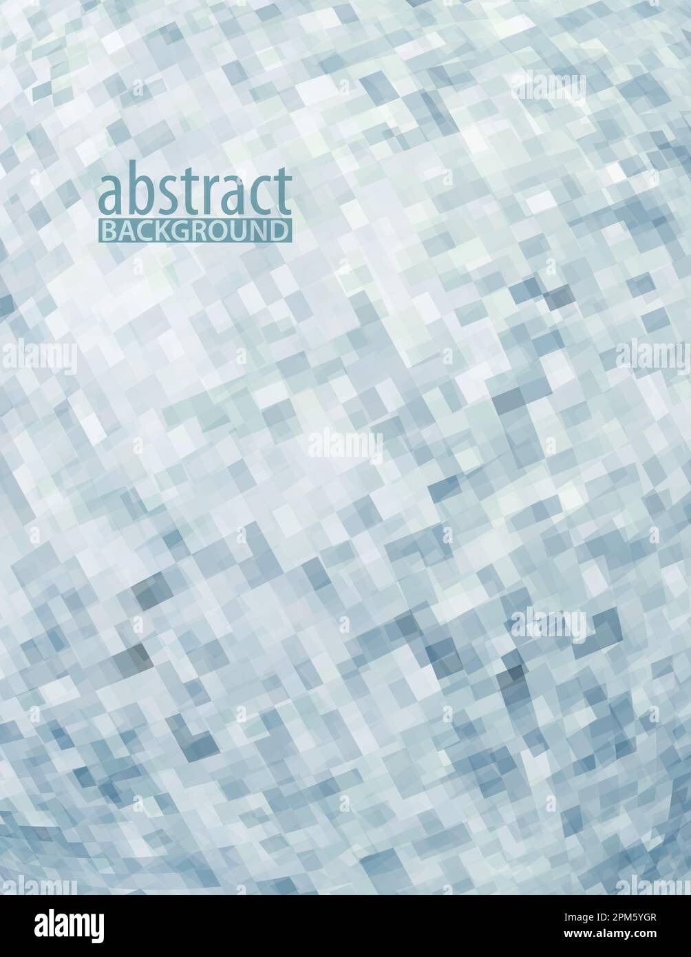Abstract vertical pattern with transparent chaotic pixels on white background. Vector graphic Stock Vector