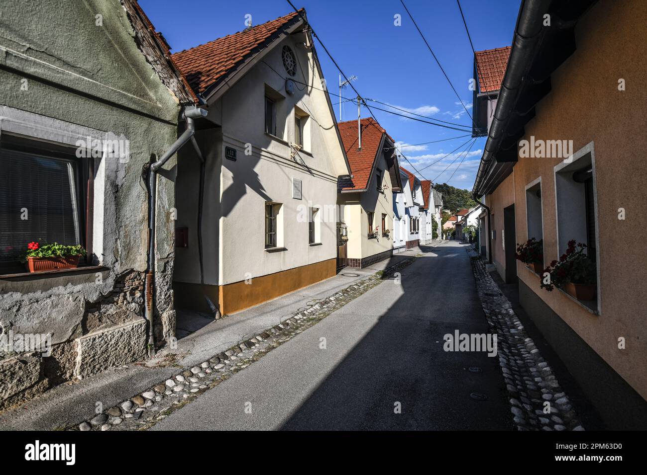 Ljubljana: Old Town during summer time. Slovenia. Stock Photo