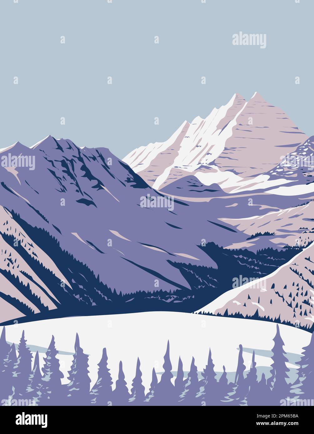 WPA poster art of Aspen Snowmass - Wpa Poster Art Of Aspen Snowmass Ski Resort Located In Snowmass Village Near Aspen Colorado United States Usa Done In Works Project Administration S 2PM65BA 