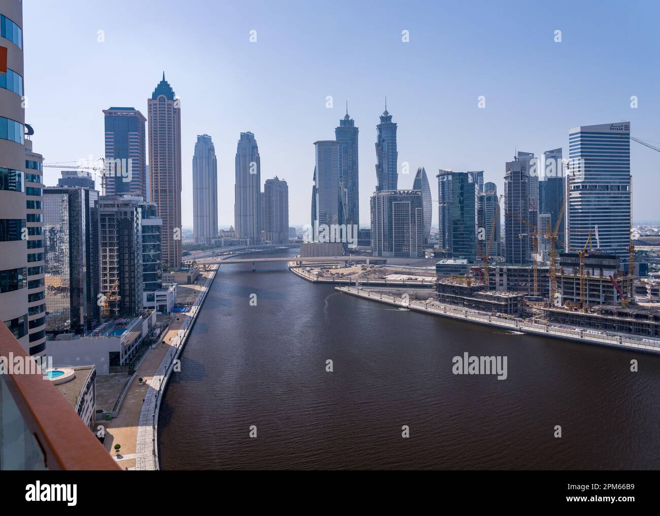 dubai-uae-april-1-2023-skyline-of-business-district-from-apartment