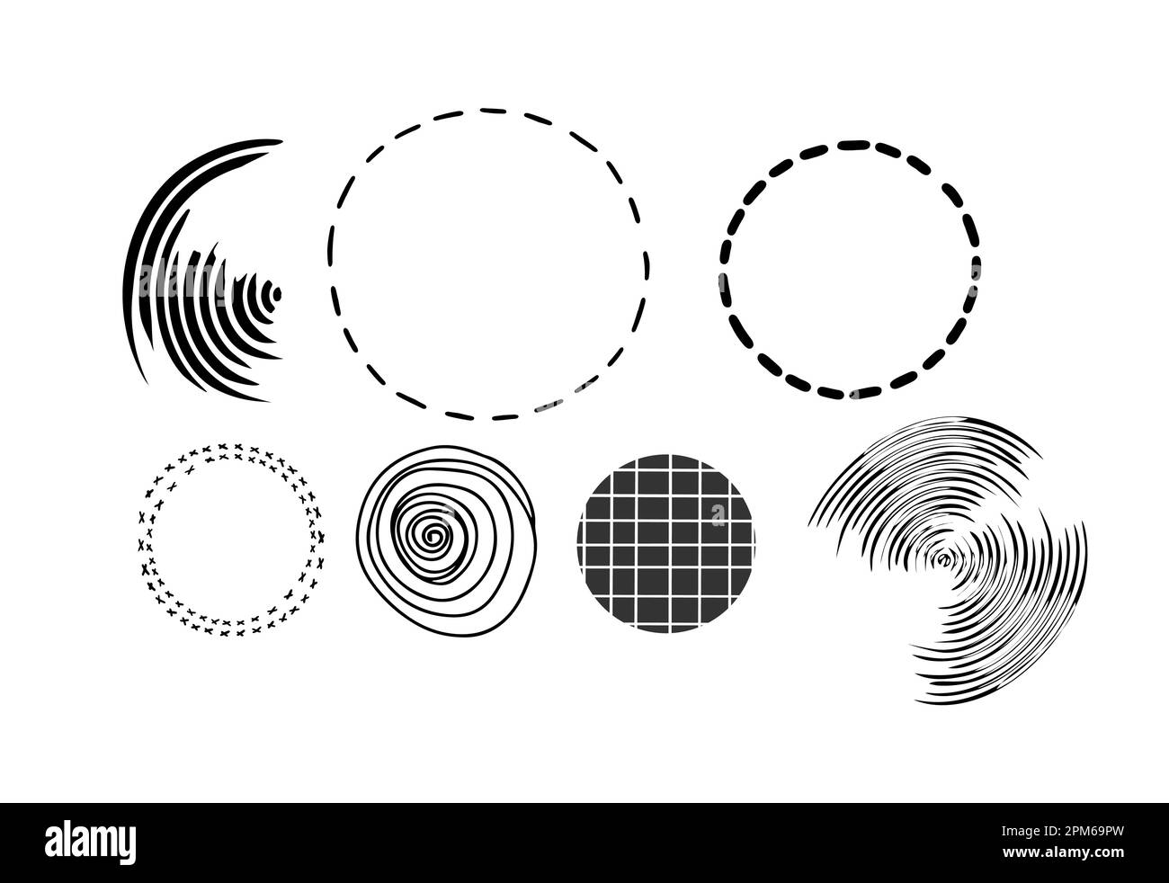 Set of hand drawn graphic elements Stock Vector Image & Art - Alamy