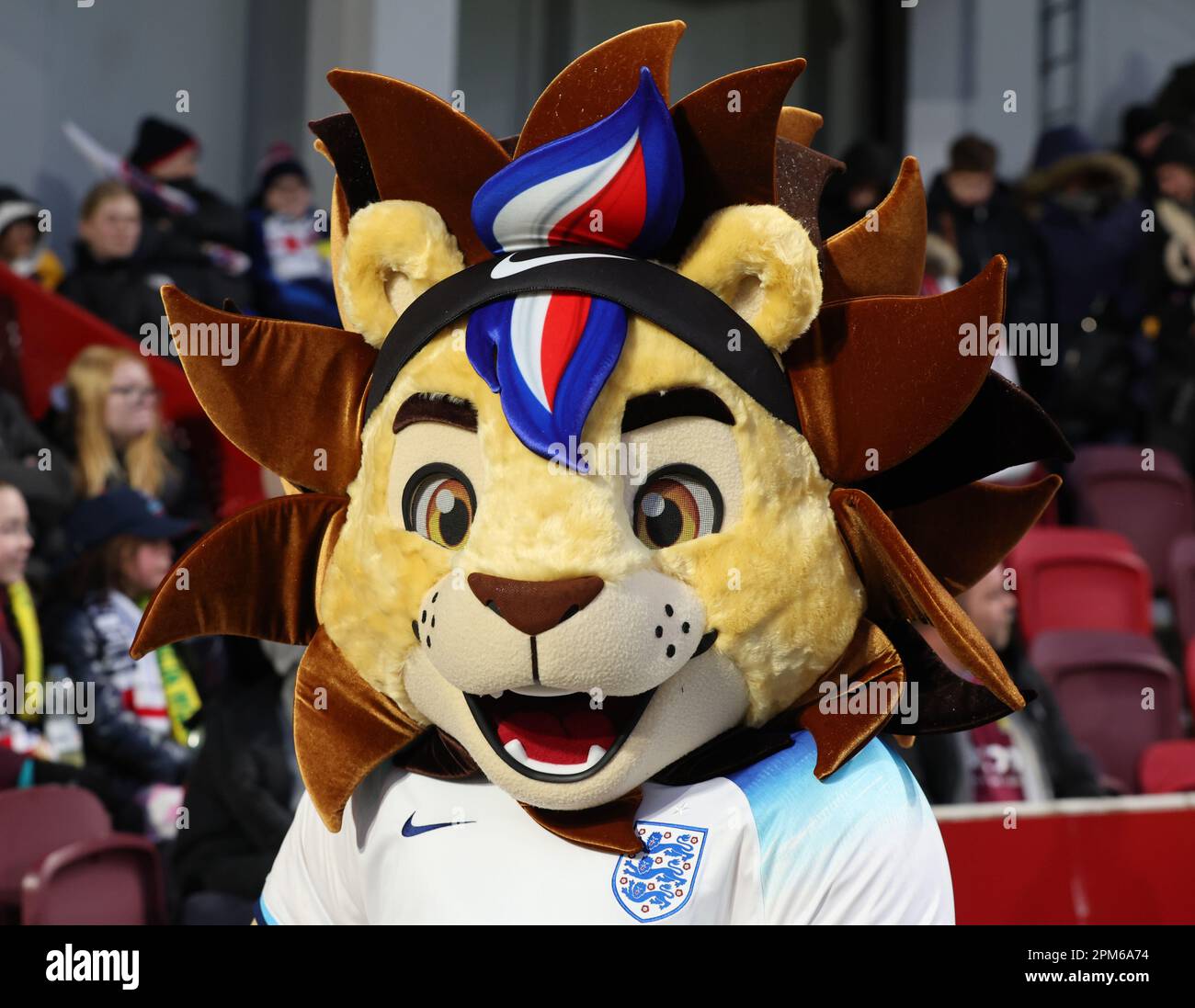 london-uk-11th-apr-2023-england-mascot-rory-during-the-women-s