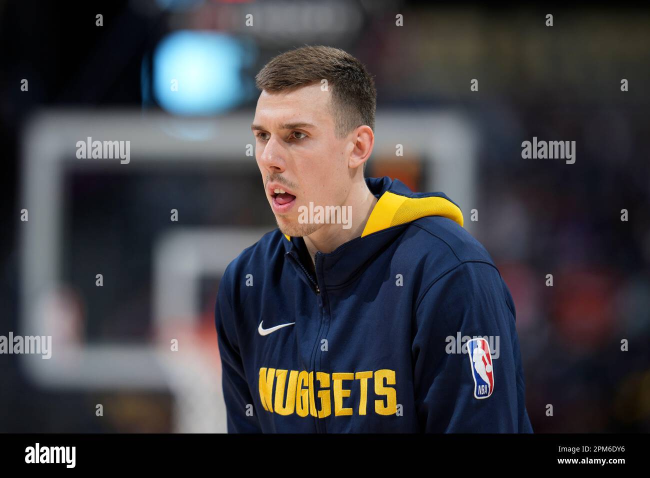 Denver Nuggets forward Vlatko Cancar (31) in the first half of an NBA  basketball game Sunday, April 2, 2023, in Denver. (AP Photo/David  Zalubowski Stock Photo - Alamy