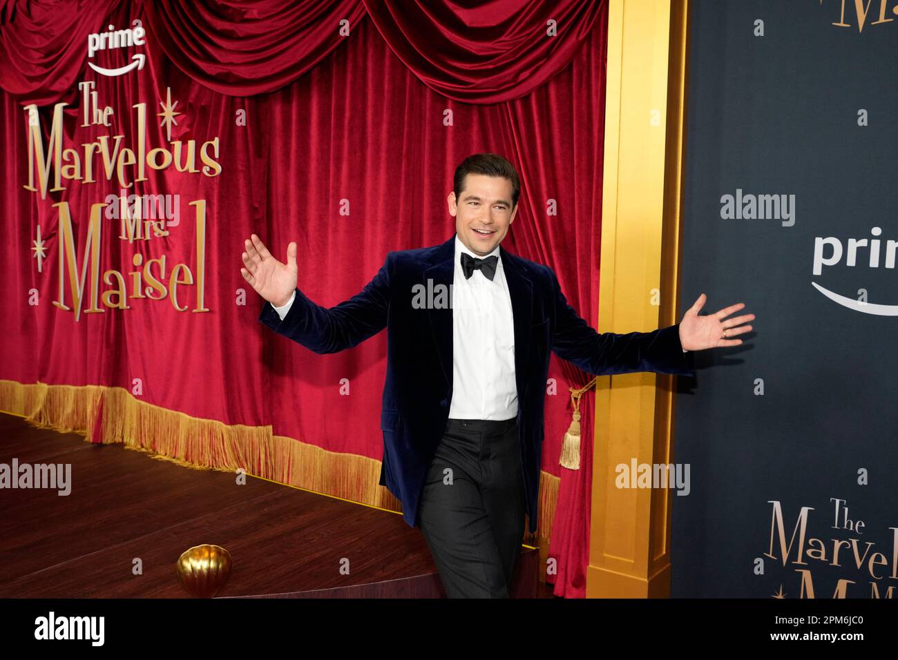 Jason Ralph attends the premiere of Prime Video's "The Marvelous Mrs