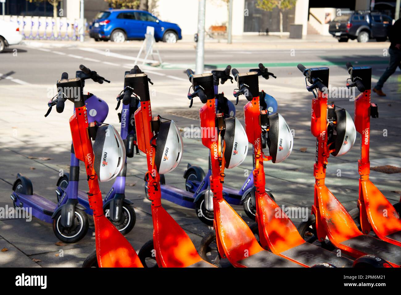 Neuron electric scooters hires stock photography and images Alamy