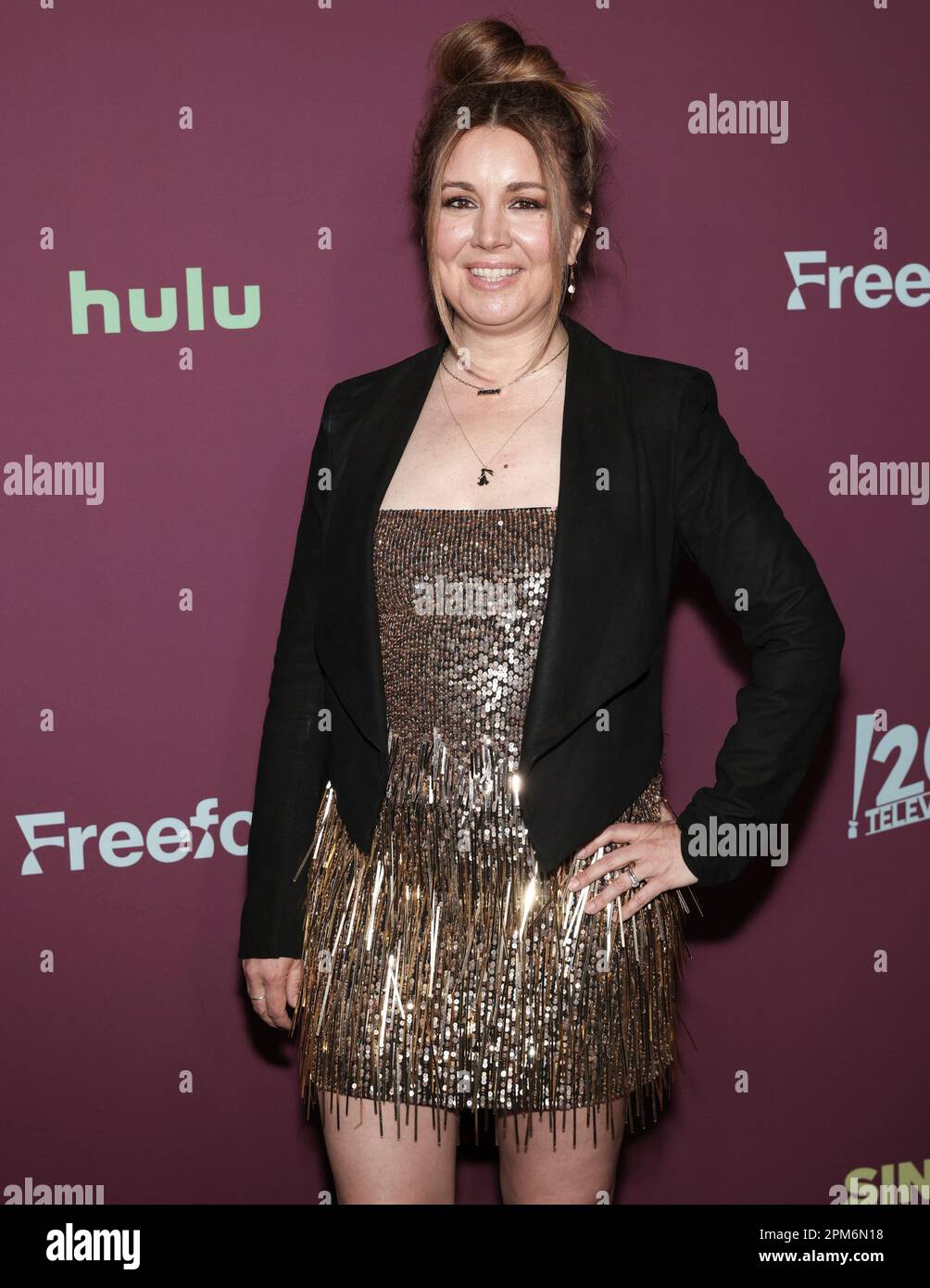 Daisy Gardner attends the premiere of Freeform's "Single Drunk Female" season two at the