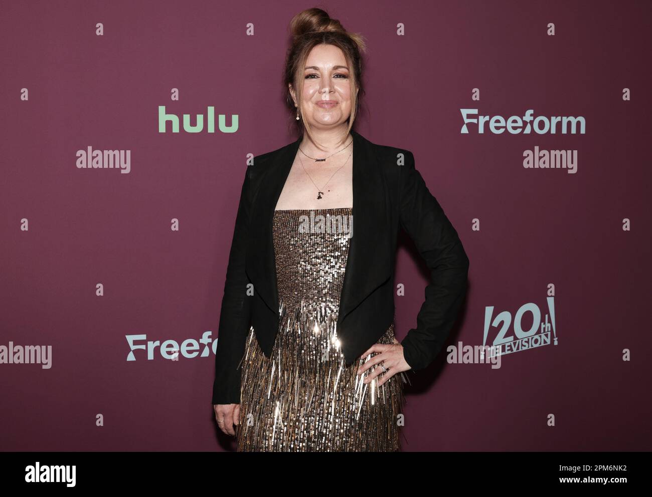 Daisy Gardner attends the premiere of Freeform's "Single Drunk Female" season two at the