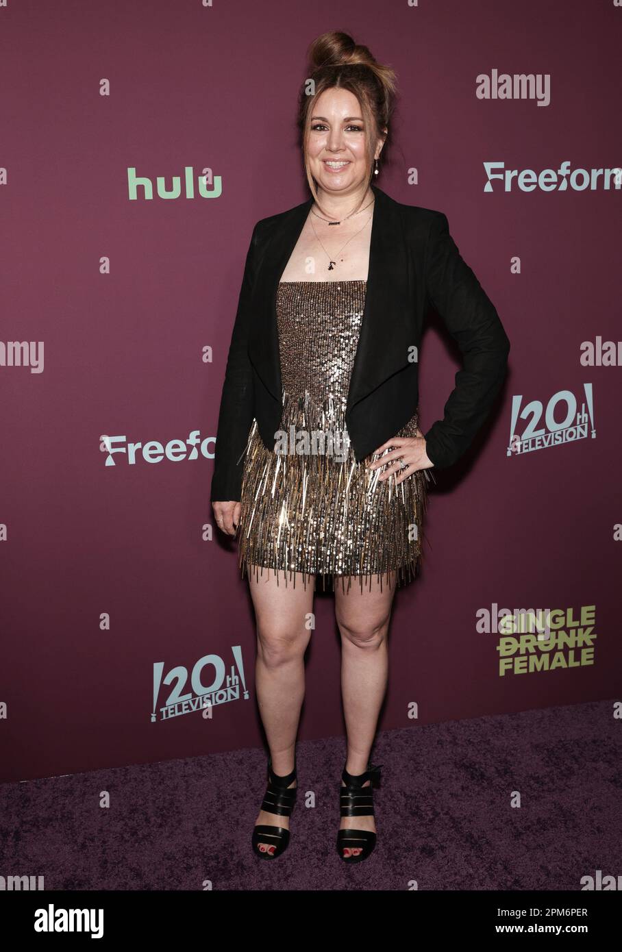 Daisy Gardner attends the premiere of Freeform's "Single Drunk Female" season two at the