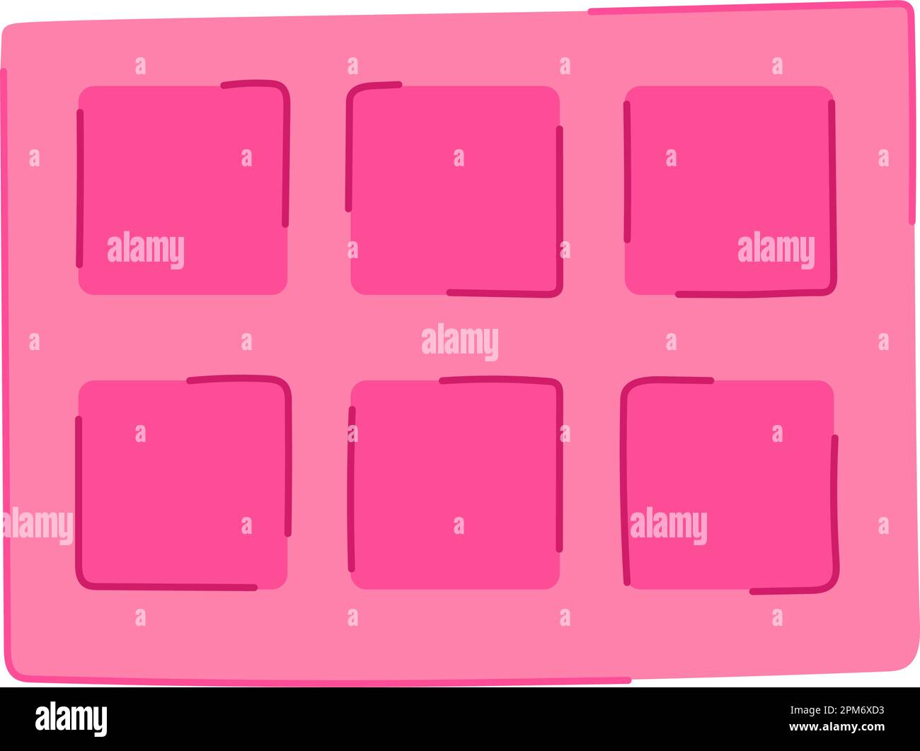 mold ice cube tray cartoon vector illustration Stock Vector Image & Art