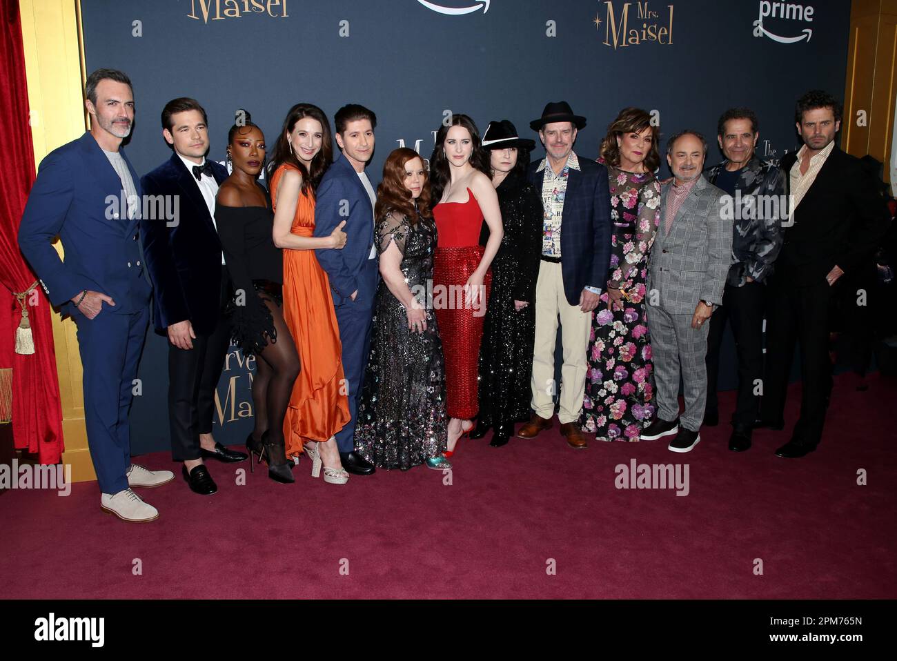 New York City, USA. 11th Apr, 2023. The Marvelous Mrs. Maisel cast