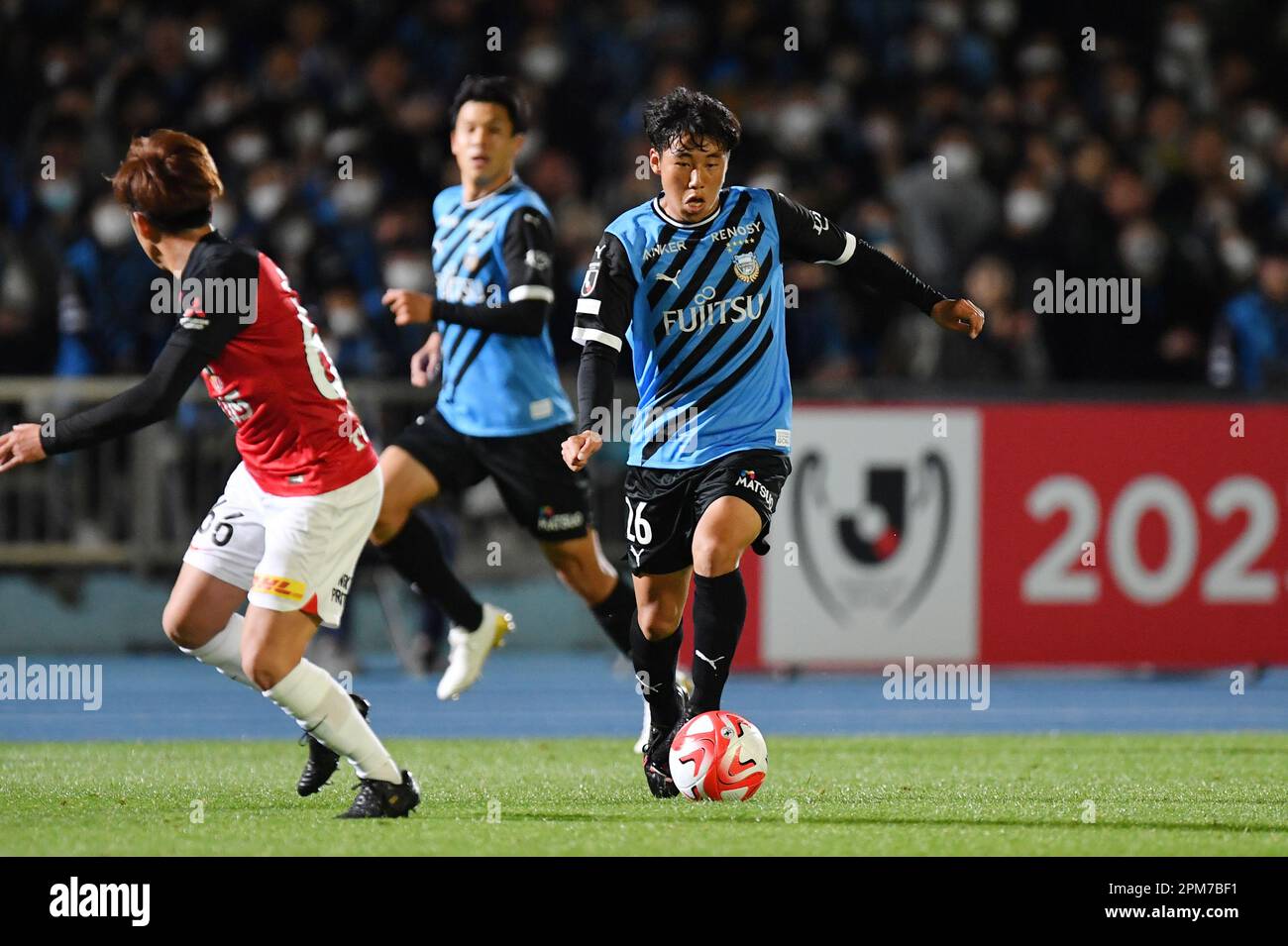 W杯　写真集 L`EQUIPE La coupe du Monde Kanagawa, Japan. 5th Apr, 2023. Kawasaki Frontale's Shin