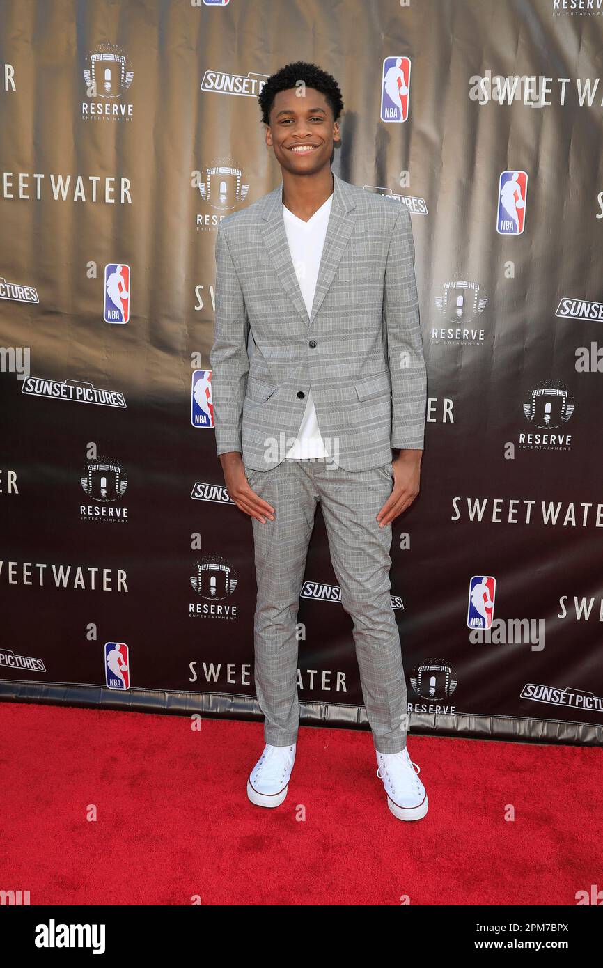 April 11, 2023, Burbank, California, USA: BURBANK, CALIFORNIA - APR 11, 2023: Delijah McAlpin at the Los Angeles premiere of Sweetwater at the Steven J. Ross Theatre at Warner Bros. (Credit Image: © Nina Prommer/ZUMA Press Wire) EDITORIAL USAGE ONLY! Not for Commercial USAGE! Stock Photo