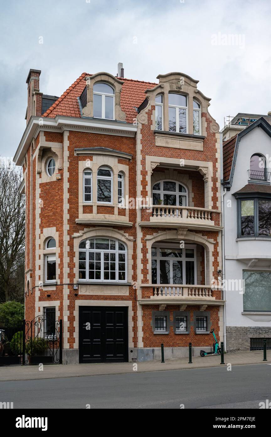 Forest, Brussels Capital Region, Belgium, March 4, 2023 Decorated