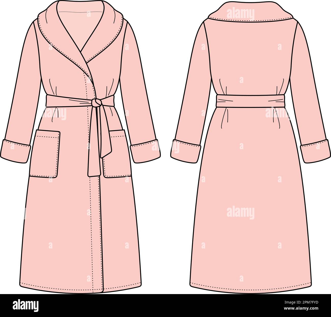 Cad Robe Womans robe Stock Vector Images - Alamy