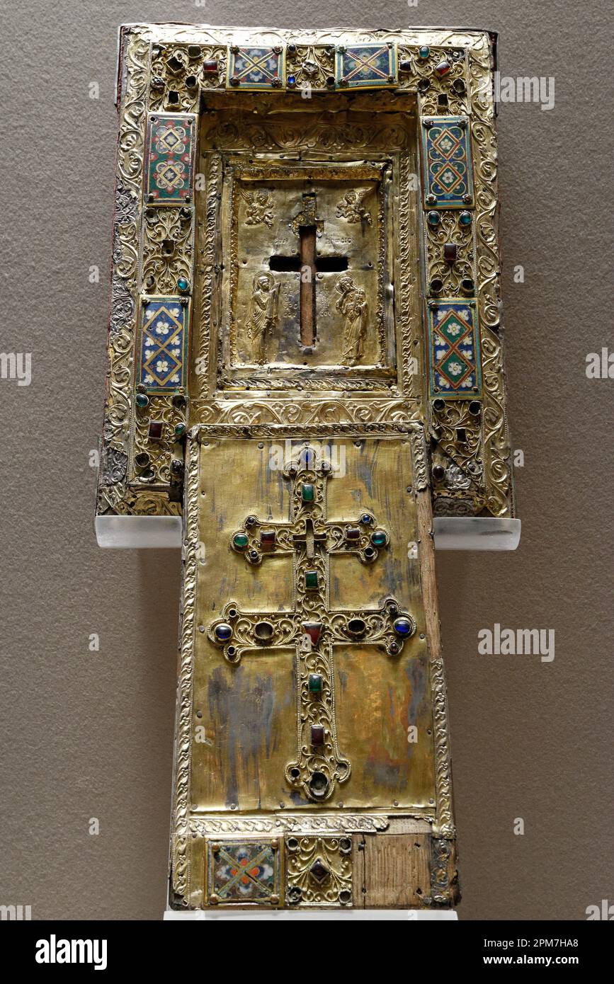 The Reliquary of the True Cross is a cross reliquary, a Staurothek