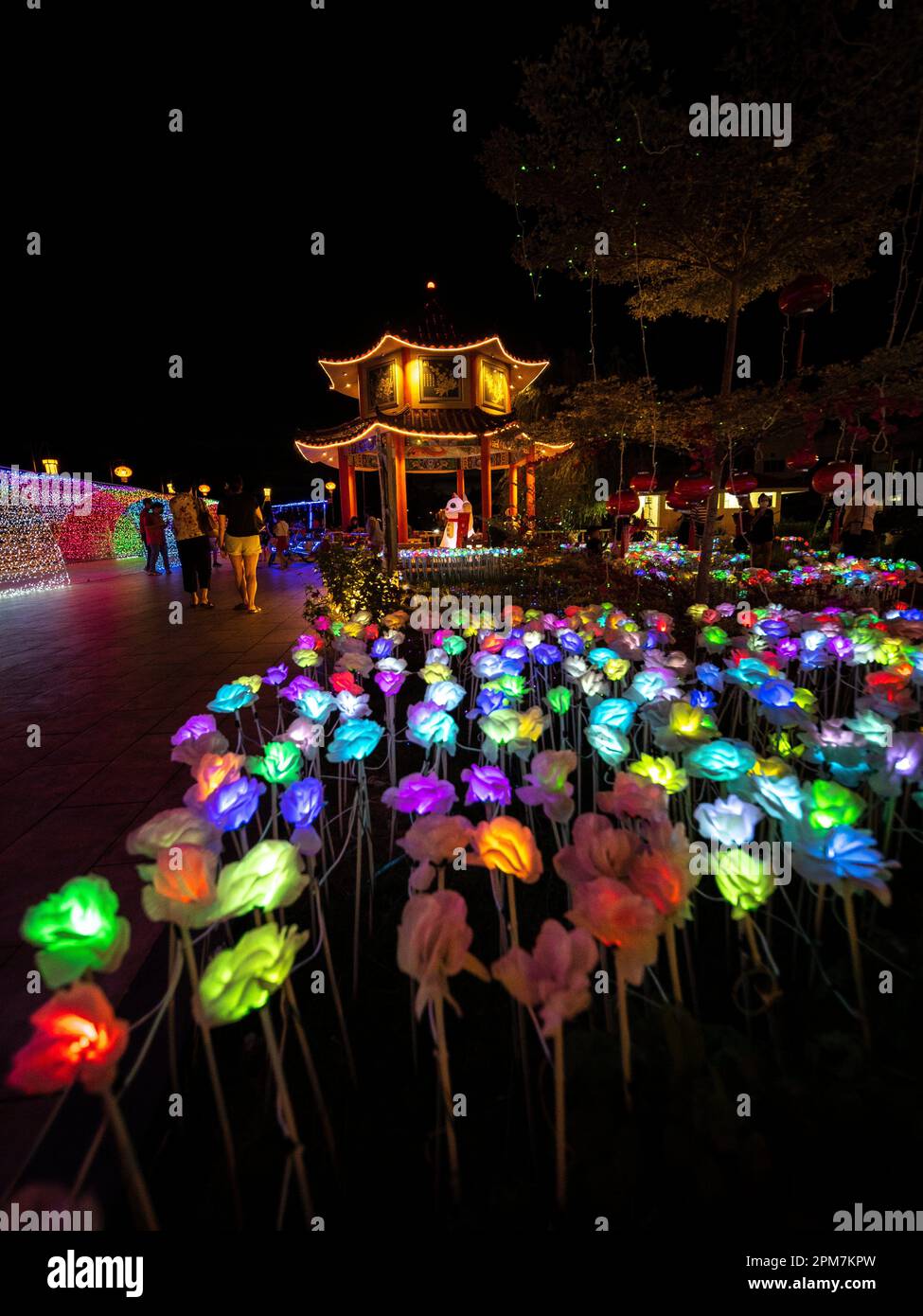 MidAutumn Mooncake Festival at Batu Kawah town, Kuching, Sarawak, East