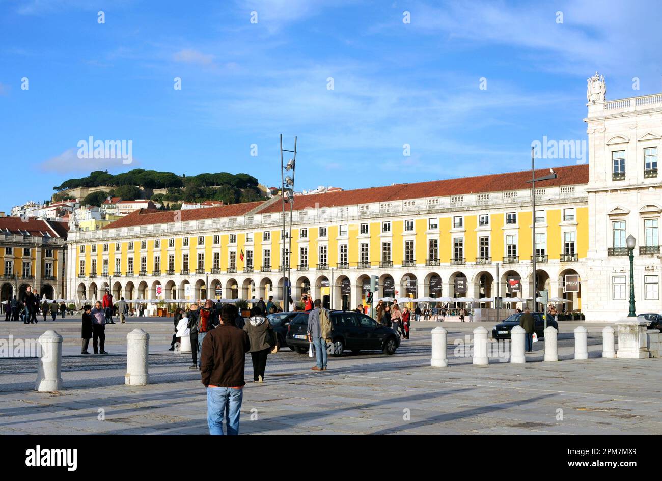 Lisbon (Lisboa), Praça do Comerço or Terreiro do Paço. Portugal. Stock Photo