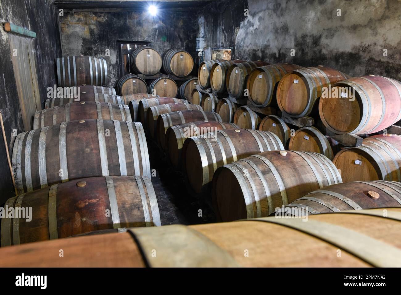 Old wine cellar of Joubert-Tradauw near Barrydale on South Africa Stock Photo