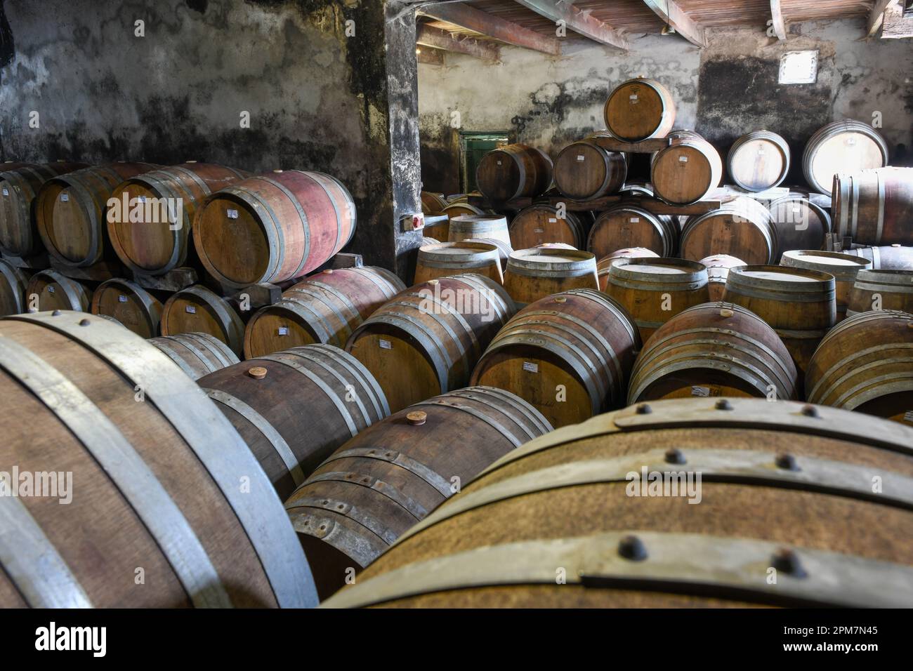 Old wine cellar of Joubert-Tradauw near Barrydale on South Africa Stock Photo