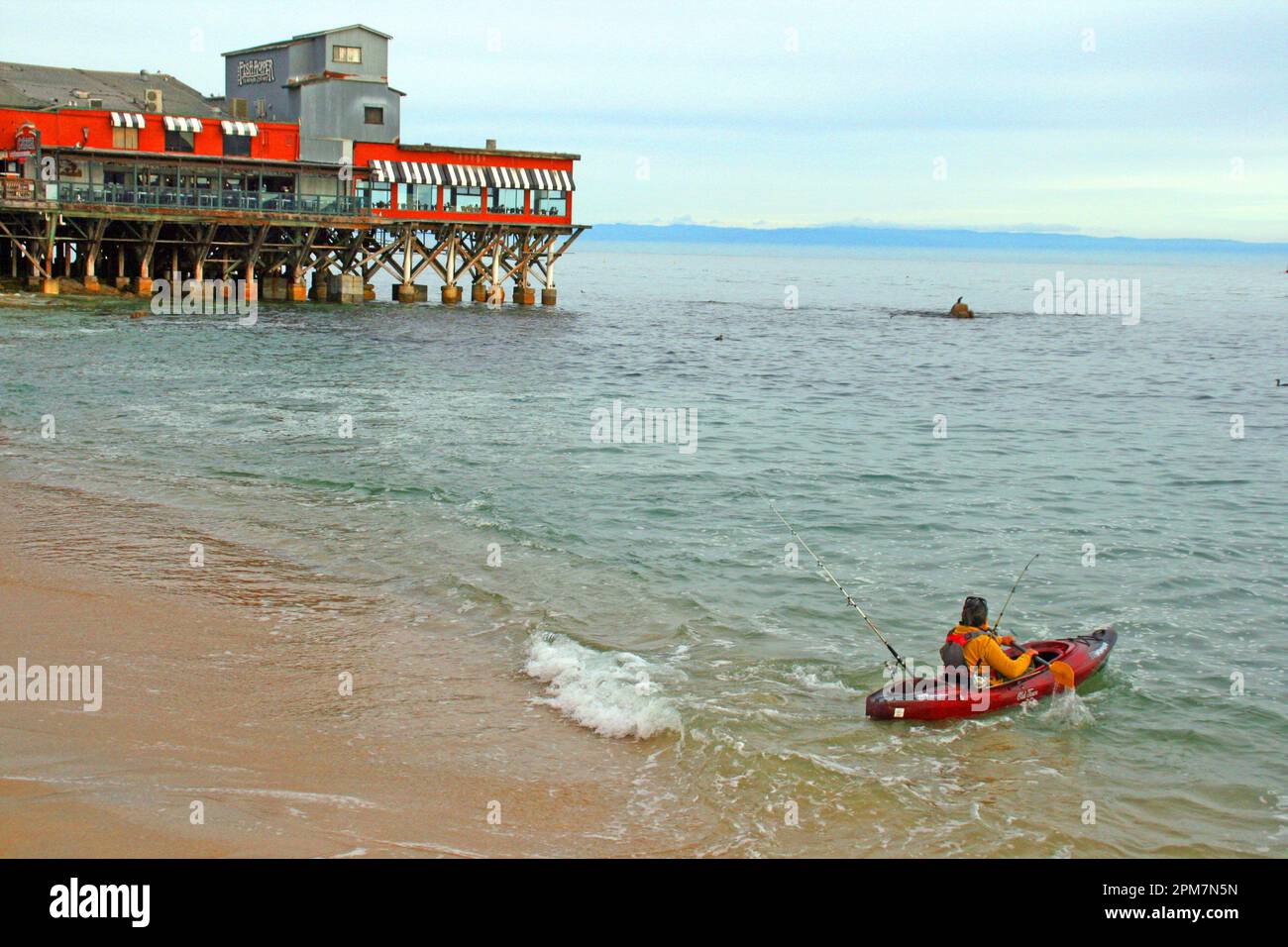 Fish Hopper in the old docks in Monterey Bay, California, USA. The