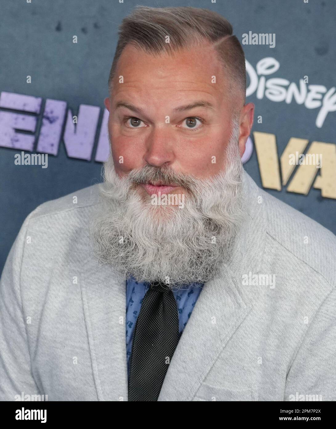 Zach Merck arrives at the Disney+'s Original Series RENNERVATIONS Los
