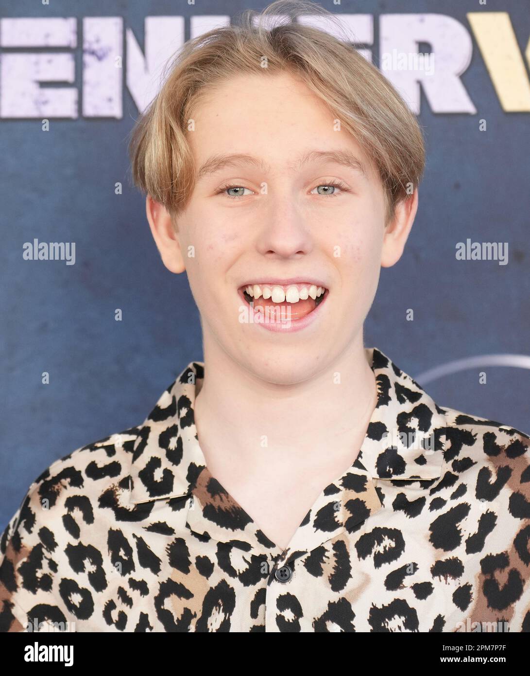 Luke Busey arrives at the Disney+’s Original Series RENNERVATIONS Los