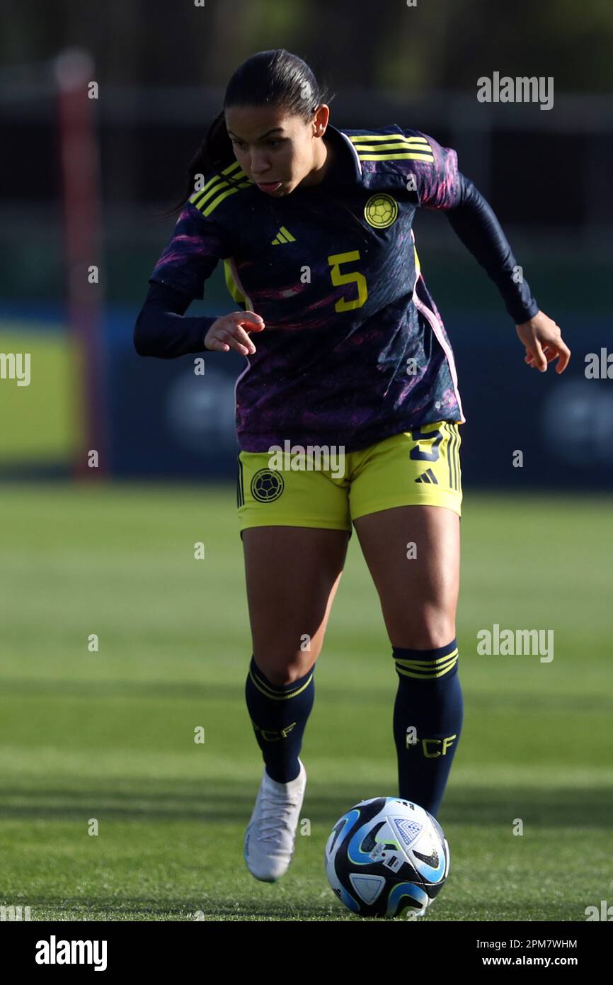 Rome, Italy. 11th Apr, 2023. ROME, Italy - 11.04.2023: Lorena BEDOYA (COLOMBIA) in action during friendly women.football match between ITALY vs COLOMBIA at Tre Fontane stadium in Rome. Credit: Independent Photo Agency/Alamy Live News Stock Photo