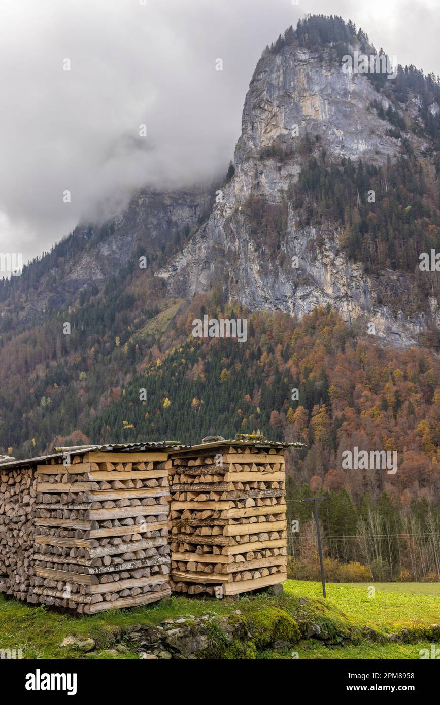 France, HauteSavoie, Giffre valley, SixtFeràCheval, labeled The