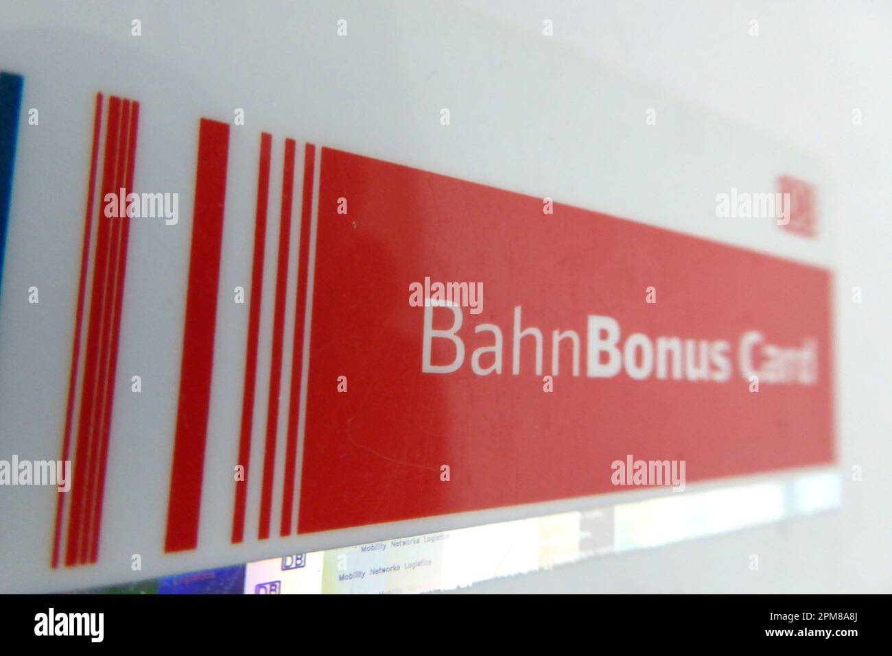 Bahn Card / Bahn Bonus Card / DB Stock Photo Alamy