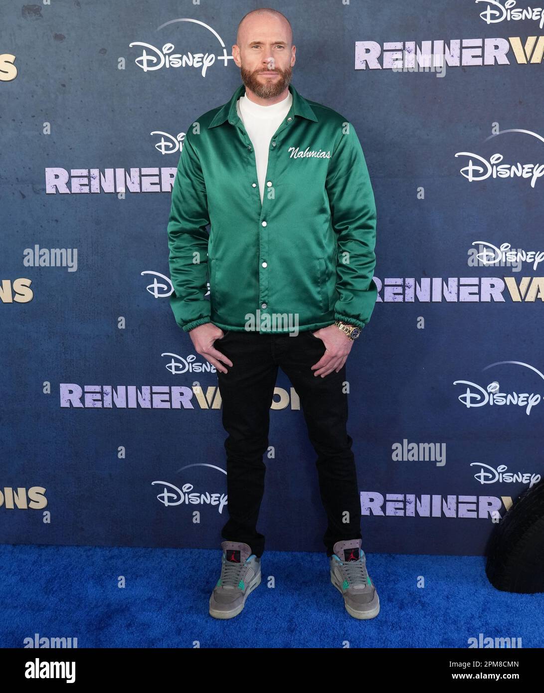 Oliver Trevena arrives at the Disney+'s Original Series RENNERVATIONS ...