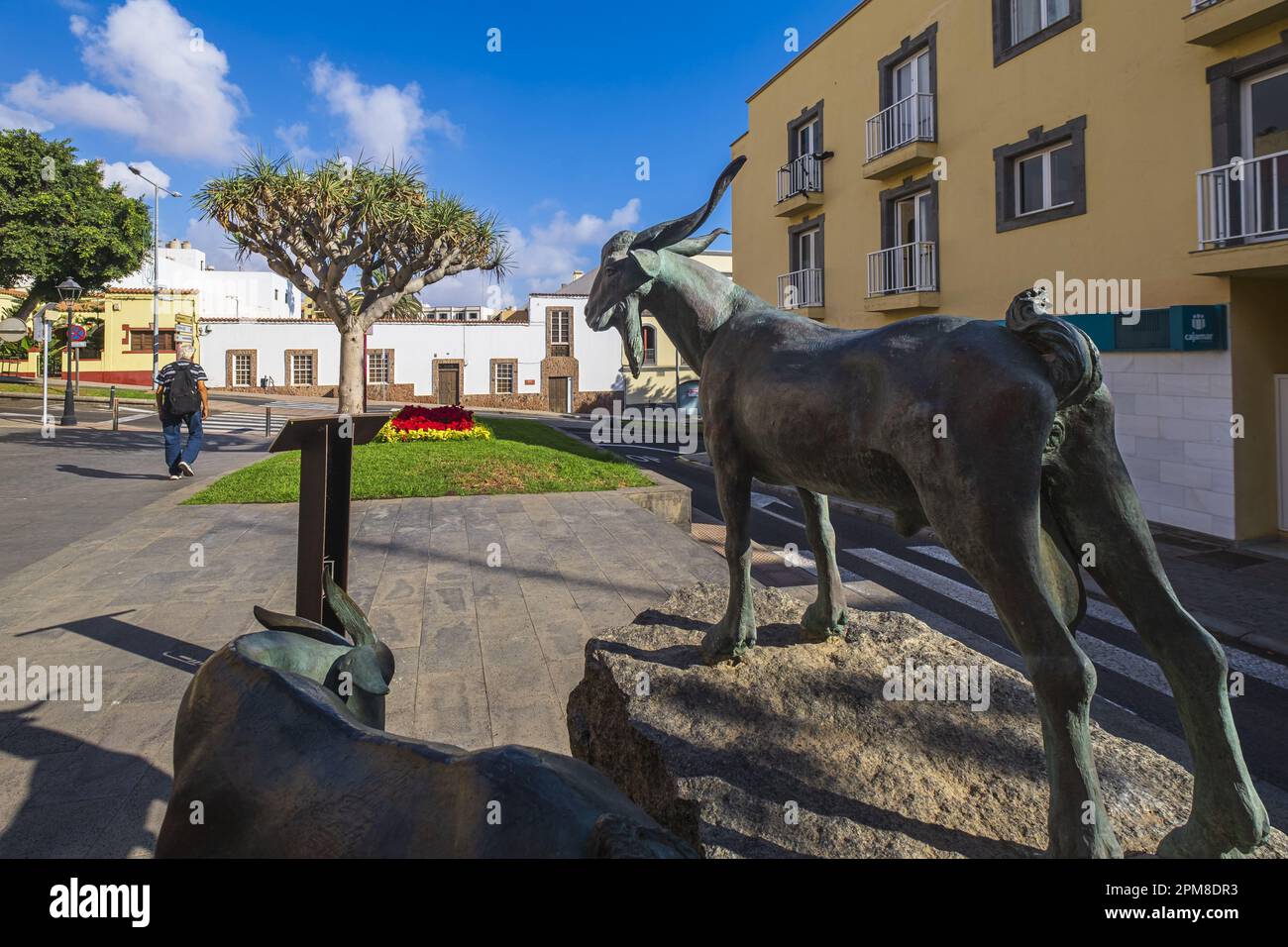 Spain, Canary Islands, Fuerteventura, Puerto del Rosario, capital of