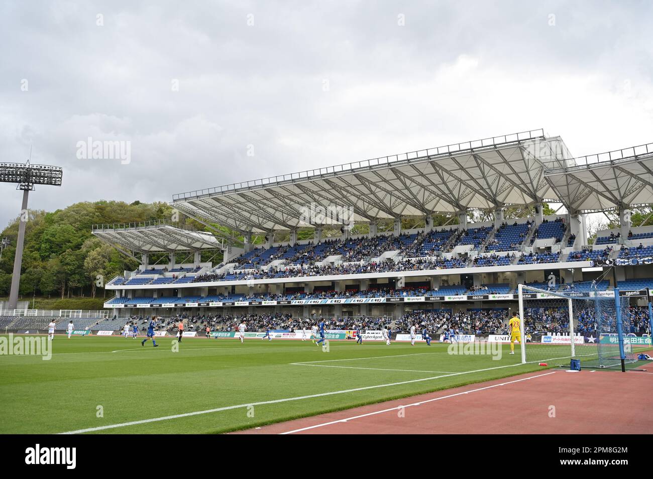A general view inside the stadium during the 2023 J2 League match
